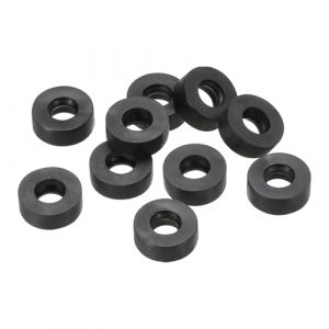 PATIKIL Joint Plat En Caoutchouc M5, Lot De 10, Diamètre Intérieur 5mm, Diamètre Extérieur 12mm, Épaisseur 4.5mm, Joint D'étanchéité Pour Robinet, Tuyau D'eau, Boulon De Fixation, Noir (PATIKIL UK, neuf)