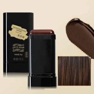 Bâton Couleur Cheveux,Hair Dye Comb,teinture cheveux femme,Hair Dye Comb,Stick de Teinture Capillaire Imperméable et en Sueur,Hairs Dye Pen,Brosse de Retouche Capillaire Longue Durée (café) (kashyke, neuf)