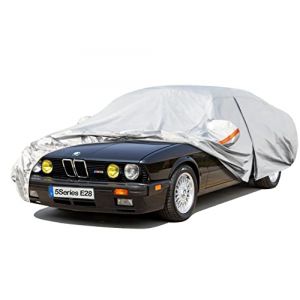 Kayme B&acirc;che Voiture &Eacute;tanche Respirante, 6 Couches Housse de Protection Voiture Ext&eacute;rieur Compatible avec BMW 5 Serie E28(1981-1987), Contre Pluie Soleil Poussi&egrave;re avec Zip et Doublure en Coton. (kayme car covers shop, neuf)