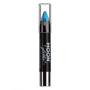 Moon Glitter - Crayon de grimage corporel brillant iridescent - 3.5g - Bleu (NeonBeauty, neuf)