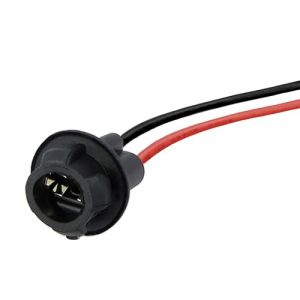 W5W T10 194 W3W Support de Douille Ampoule caoutchouc Connecteur T10 W5W WY5W Adaptateur Prise Phare Lampe feux clignotant stationnement éclairage plaque Immatriculation 3 et 5 Watt L&P B585-2-1 (Inter-Sale24de, neuf)