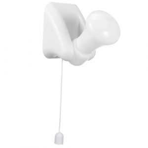 Angoily Lampe LED &agrave; Pile avec Tirette Applique Murale Portable &agrave; Faible Consommation &Eacute;clairage sans Scintillement pour Armoire et Tente Installation Facile Longue Autonomie (Lotra, neuf)