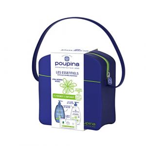POUPINA - La Trousse 1er soin bébé - 3 produits - Gel Lavant 485 mL, Eau Nettoyante 485 mL, Lingettes x 60 - Formules Hypoallergéniques et d'Origine Naturelle - Vegan - Made in France (WeServ Store, neuf)