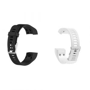 Generic Lot de 2 bracelets compatibles avec Garmin Approach X40/X10 pour homme et femme - Bracelet de rechange r&eacute;glable en silicone pour montre de sport Garmin Vivosmart HR Plus (Lzjsee, neuf)