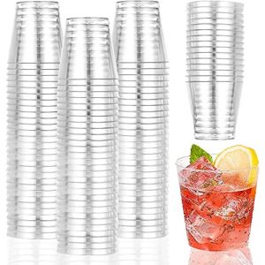 SENENQU Lot de 200 Verres à Shot en Plastique 50ml, Gobelets Transparents, Verrines pour Apéro, Mini Verres pour Mojito, Cocktail, Martini, Soda, Dessert (SENENQU, neuf)
