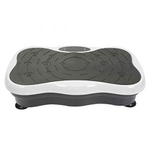 Plateforme Vibrante, pour Le Shaper de Corps Bureau Amincissant l'équipement de Forme Physique Oscillante Basic Fitness,Oscillante pour Perte de Poids équipement (Noir et Blanc) (Hechheu, neuf)