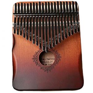 HoveeLuty Kalimba 21 Touches en Bois Kalimba Piano à Pouce accordé Piano à Pouce Portable avec Sculpture Portable pour Enfants, Adultes, débutants, Fleurs Pia (thouandWei, neuf)