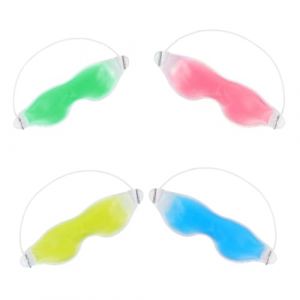 VALICLUD 4pièces Masque Gel Yeux Pack Froid Et Chaud Réutilisable Anti- Confortable Pour Sommeil Et Voyage (Sudersana, neuf)