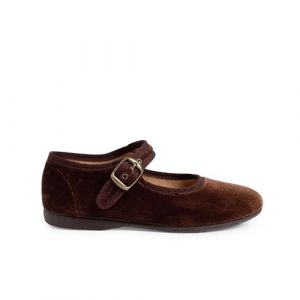 Pisamonas Chaussures Babies Fille en Velours Fermeture &Agrave; Boucle Taille 30 Couleur Marron (Pisamonas, neuf)