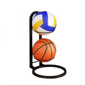 Support Ballon Foot - Support De Balle Verticale, Organiseur De Basket-Ball, Présentoir Multicouche, Rangement Pour Balles De Garage, Support De Rangement Pour Ballon, Support Ballon Basket En Métal (dzqad, neuf)
