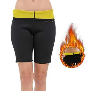 Legging Minceur Femme Legging de Sudation et Sauna Pantalon Amincissant Pantacourt de Gym Fitness Sport Yoga Favorise la Transpiration Sauna Pants pour Femme Taille M &agrave; XXXL (3/1 long, XL) (YouZe, neuf)