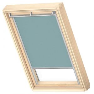 VELUX Original Collection Nature Store Occultant, S06, Lake, Cadre Argenté (store-fenetredetoit, neuf)