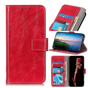 Coque BellaCase pour Wiko View Étui Pratique et Robuste, Magnétique pour Wiko View 5/Plus, Rouge (Bella Custodia, neuf)