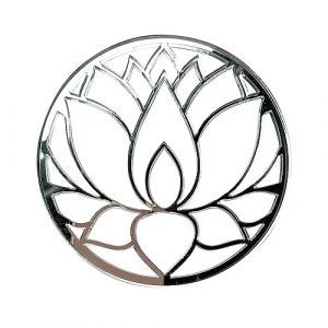 Adzif.biz Le sticker de decoration - Décoration Murale Spirituelle Fleur de Vie, Fleur de Lotus, Arbre de Vie - Bois ou plexigglass, diamètre 29 cm (Forum France, neuf)