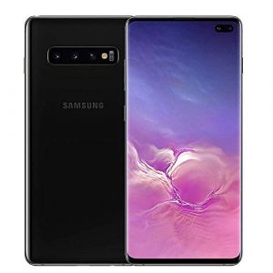 Samsung Galaxy S10+ - Smartphone portable débloqué 4G (Ecran : 6,4 pouces - Single SIM - 128GO - Android) - Noir (F-Service FR, neuf)