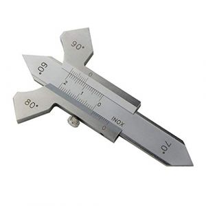 Jauge de soudage - Jauge d'inspection de soudure - Outil de mesure d'angle - Localisateur num&eacute;rique d'&eacute;trier de vernier &eacute;lectronique - Outil de mesure de disque de frein m&eacute;canique &eacute;lectronique (Linhong001, neuf)