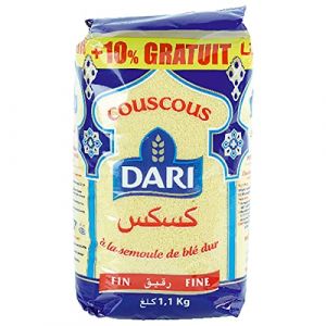 Lot de 3 unit&eacute;s *** DARI Couscous fin 1kg (LE GRAND MARCHE DE FRANCE, neuf)