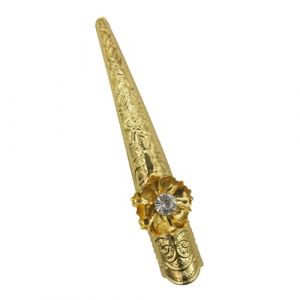 Griffes de doigt en m&eacute;tal chinoise ancienne reine chinoise, accessoire de costume d'Halloween pour femme, f&ecirc;te costum&eacute;e (DIYUAN-wzn, neuf)