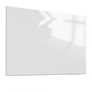 Tableau Blanc Verre Elegance Gris Magn&eacute;tique 120x150 cm | Tableau blanc SAM creative | Tableau blanc design en verre | Tableau blanc design effet 3D (VIVOL, neuf)
