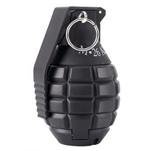 Zhongren Grenades à Main Jouet de l’armée Tactique CS Perles d’Eau Airsoft Grenade Jouets Battle Game Refill BB Douche Rival Water Bullets Jeu de rôle Robe Set de Jeu Cadeau pour 14+ (Noir) (Zhongren, neuf)