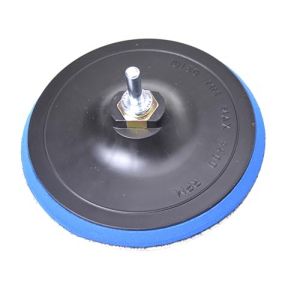Plateau de ponçage Velcro 150 mm / M14 avec adaptateur (Aquagk, neuf)