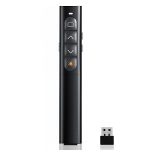 NXPUXP Pointeur du Présentateur Powerpoint,Télécommande de Présentation Sans Fil 2,4 GHz,Telecommande Ordinateur Powerpoint,Convient Pour Ordinateur,PC,Diaporama,Clicker (YAOFANG2024, neuf)