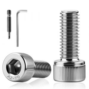 XRXYMQ 120 Pi&egrave;ces Vis Cylindriques M3 x 8 mm Vis &agrave; T&ecirc;te Cylindrique Acier Inoxydable A2 V2A Boulon &agrave; Six Pans Creux M3 Boulon Btr Allen et Embout pour Machines Industrielles R&eacute;paration de Meubles (yangmeiqiao, neuf)