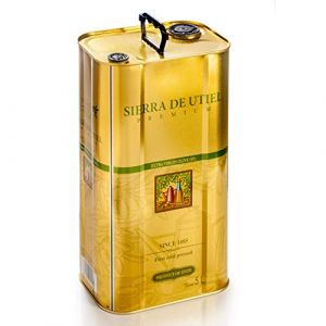 Sierra de Utiel - Huile d'Olive Extra Vierge Premium - Bidon de 5 litres - 100% Naturel d’Origin Espagne (Aceites de las Heras, neuf)