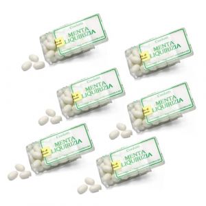 Kordofan® | Rafraîchisseur d'haleine Menthe-Réglisse | Pastilles Menthe-Réglisse - 6 x 30 g | Bonbons Menthe-Réglisse | Rafraîchit délicatement l'haleine (Antico Caffè Novecento S.r.l. Unipersonale, neuf)