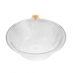 Ipetboom Bassin de Lavage &Eacute;pais Transparent Petit en Plastique Bac Portable &Eacute;tanche pour Soins du Visage Salon de Beaut&eacute; et Usage Domestique Anti-&Eacute;claboussures L&eacute;ger et Hygi&eacute;nique (KinRoZ, neuf)