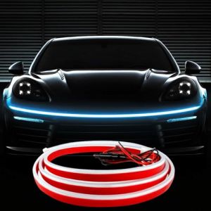 Bande lumineuse pour capot de voiture,bande lumineuse dynamique pour voiture,bande lumineuse à LED de 70 pouces pour voiture,bande lumineuse extérieure flexible pour voitures,camions,SUV(Bleu glacier) (diancaodengmaoyi, neuf)