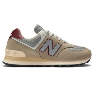 New Balance Baskets Unisexes pour Adulte 574 V2, Pierre aride/Bordeaux monarque, 14.5 Women/13 Men (IdoBuy, neuf)