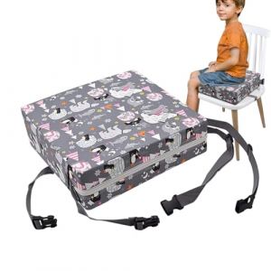 Whrcy Si&egrave;ge d'appoint pour table &agrave; manger, si&egrave;ge d'appoint portable | Coussin rehausseur r&eacute;glable et lavable pour si&egrave;ge de chaise,Coussin de si&egrave;ge rehausseur &eacute;pais pour, coussin de chaise de salle &agrave; (aniceday, neuf)