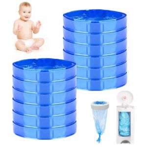 LUOJINYI Poubelle Couche Bebe, 12 Pièces Recharge Poubelle a Couche, Bebe Recharge Sac Poubelle Couche Compatible avec Tommee Tippee, Angelcare, Genie Litter Locker,7 Couches Protectrices (AUTORULATE STAR S.R.L., neuf)