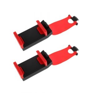 WUNZILO 2 pièces Support Smartphone Universel pour Volant de Voiture/Kit Mains Libres Compatible avec iPhone 16/15/14/13/12 Samsung S25/S24/S23/S22/S21 Tous Téléphone jusqu'à Max (ZHANG  ZHAOJUN UK SHOP, neuf)