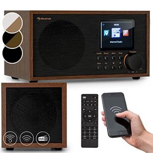 Auna Silver Star Radio Portable Bluetooth Rechargeable, Poste Radio Numérique Dab/Dab+/FM/Streaming, Mini Radio Portables Stéréo, Écran HCC, 5h d'Autonomie, Radio FM, Alarme de Réveil (Electronic-Star-FR, neuf)