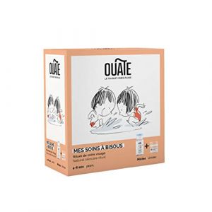 OUATE - Mes Soins à Bisous - Coffret Découverte Soin Visage pour Enfant (Mixte) - 4-6 Ans - 1 Soin Hydratant 30 ml + 1 Nettoyant Visage 150 ml - Formules Vegan - Made in France (OUATE, neuf)