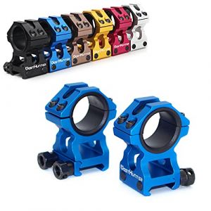 WestHunter Optics Picatinny Scope Rings, 1 inch 30 mm Tactical Precision Scope Mount | High Profile, Blue (WestHunter ???, neuf)