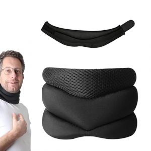 Collier cervical Vitavix anti-ronflements, soutien cervical - Plus jamais de ronflements, collier cervical pour dormir, collier cervical réglable en mousse souple (1 Pcs) (Rainbow185, neuf)