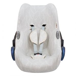 JYOKO KIDS Housse pour si&egrave;ge auto b&eacute;b&eacute; en coton compatible avec Maxi Cosi Cabriofix (Bloom) (JYOKO, neuf)
