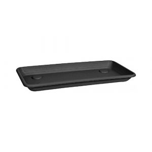 Blim Anthea Soucoupe rectangulaire pour jardinière Anthracite 50 cm (PERAGA GARDEN CENTER, neuf)