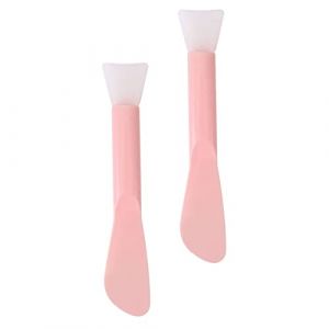 Veemoon Pinceau Facial en Silicone à Lot de 2 Applicateur de Masque Brosse de Maquillage Douce Outil de Beauté Portable pour Soins Visage (lucy Liu, neuf)