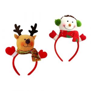 PACKOVE 2pi&egrave;ces Ornement Pour Cheveux Gar&ccedil;on Fille Motif Poup&eacute;e De No&euml;l Lot De Accessoires De Coiffure D&eacute;coratifs D&eacute;coration Pour Cheveux (Spring TU, neuf)