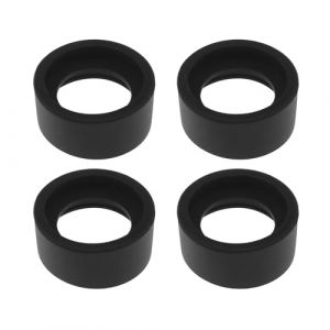 SG Store 2 paires de 4pcs 32-36mm Couvercle d'oculaire Oculaire Binoculaire Tasses de Protection Accessoire de Microscope Stéréo pour Microscope Stéréo Caoutchouc Souple Angle Plat (Sundry Goods Store, neuf)