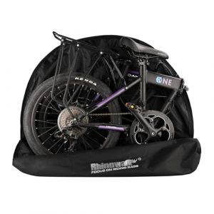 SUNTTELF Sacoche de vélo pliable pour vélo de 14 à 20 pouces - Sac de transport pour vélo Brompton - Sac de transport pour voiture, train, Air Travel, Noir , 20 Zoll, valise (TTELF, neuf)