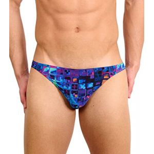 Kiniki Micro Slip de Bain Transbronzant pour Homme (5ème Génération) - Mosaic (Kiniki Exclusive TanThrough Swimwear & Underwear, neuf)