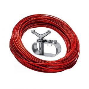 Tendeur C&acirc;ble M&eacute;tallique Bogoro Cable M&eacute;tallique Acier Inoxydable Tendeur Decable Pour B&acirc;che Piscine (21m Lang, &Phi;2mm) (Bogoro, neuf)