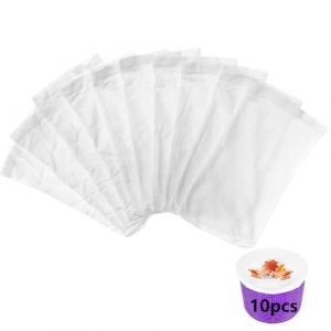 Hawfund Net Skim Piscine,10pcs Chaussette Piscine,Chaussette Filtre Piscine pour Panier Skimmer R&eacute;utilisable Chaussette Filtre Piscine Prot&eacute;gez La Piscine Propre,Feuilles,&Eacute;cume (Hawfund, neuf)