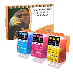 D&C 9X Cartouche d'encre Compatible pour Canon PGI-520 CLI-521 pour Canon Pixma IP3600 IP4600 IP4600X IP4700 MP540 MP550 MP560 MP620 MP630 MP640 Series MP640R MP980 MP990 MX860 MX870 (LOSMANN, neuf)