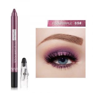 Stylo d'ombre &agrave; oeils, Crayon imperm&eacute;able &agrave; l'ombre &agrave; oeils Stick, Shimmer cr&egrave;me Eye Shadow Crayon, imperm&eacute;able &agrave; l'eau durable et pas florissant Pearlescent Eyeliner (5# Perle Grape Violet) (Cong-Ye, neuf)